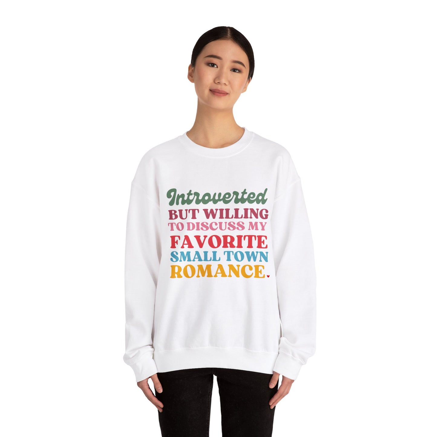 Book Loving Introvert Crewneck Sweatshirt