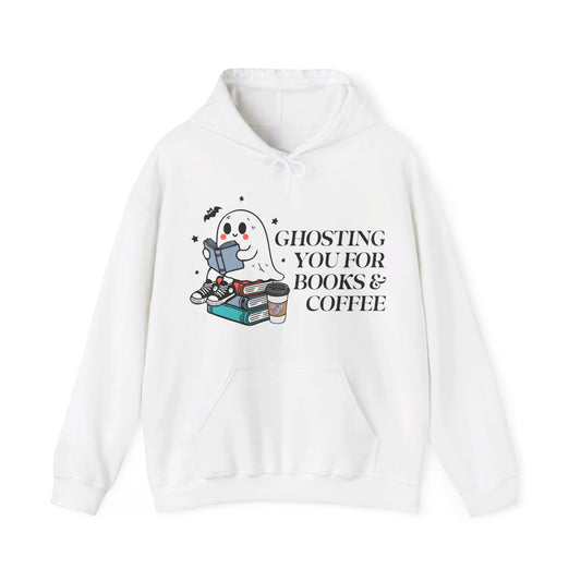 Ghosting You for Books & Coffee Unisex Heavy Blend™ Hooded Sweatshirt