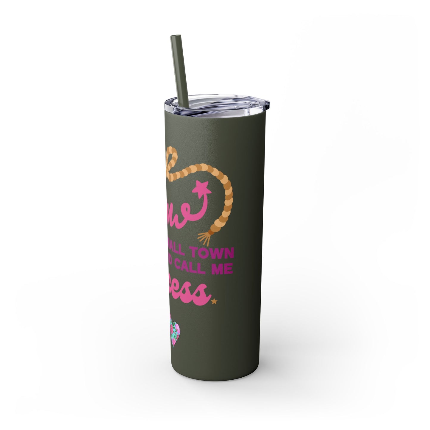 Yee Haw Princess Tumbler with Straw, 20oz