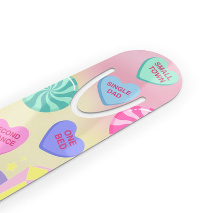 Candy Heart Tropes Bookmark