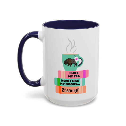 Hot Tea & Books Coffee Mug (15oz)