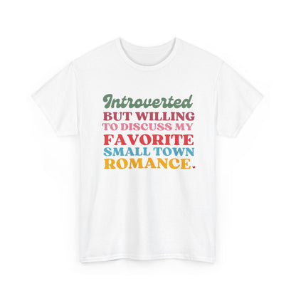 Book Loving Introvert Unisex Heavy Cotton Tee