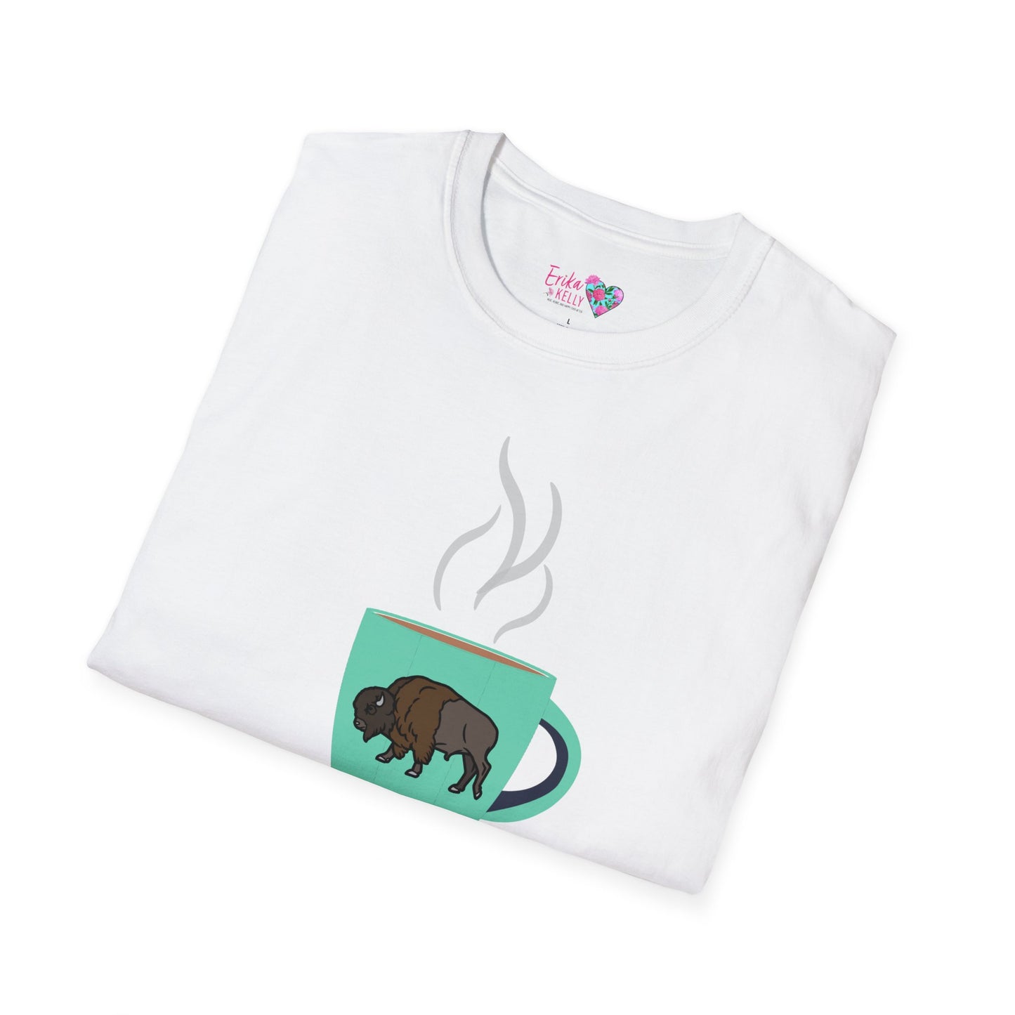 Steamy Coffee & Books Softstyle T-Shirt