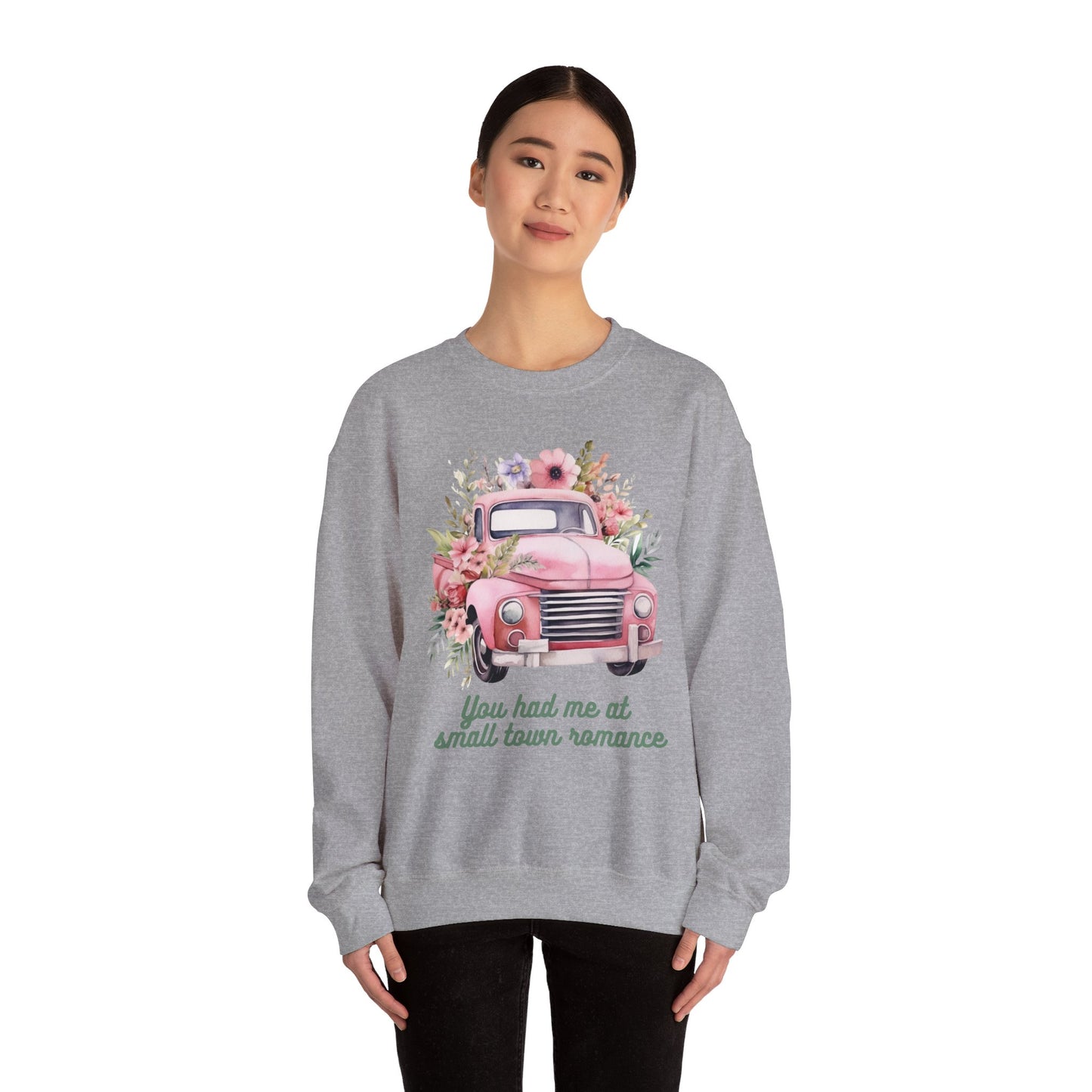 Small Town Romance Crewneck Sweatshirt