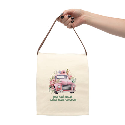 Small Town Romance Canvas Lunch Bag