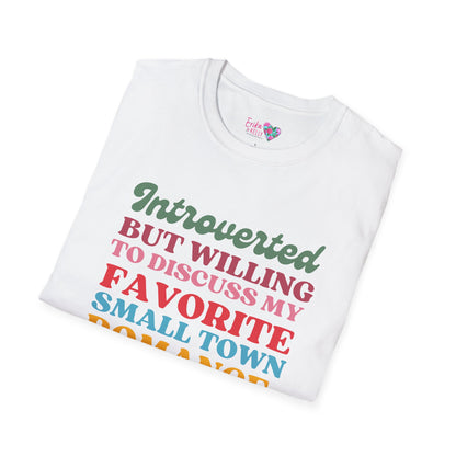 Book Loving Introvert Softstyle T-Shirt