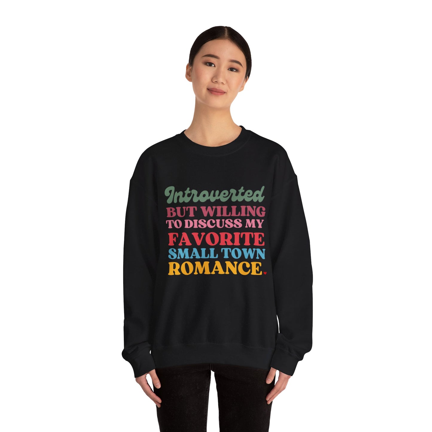 Book Loving Introvert Crewneck Sweatshirt