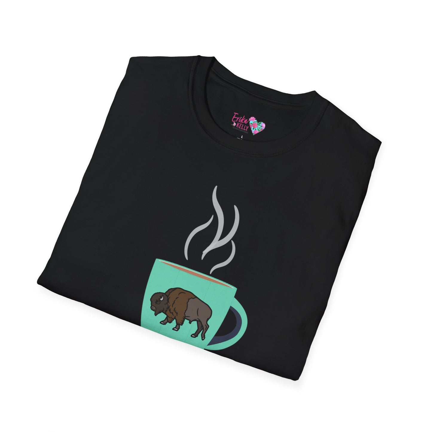 Steamy Coffee & Books Softstyle T-Shirt