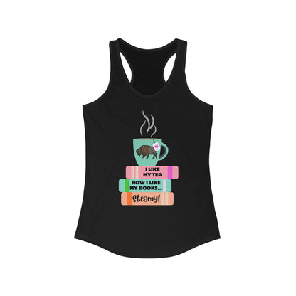 Hot Tea & Books Introvert Racerback Tank