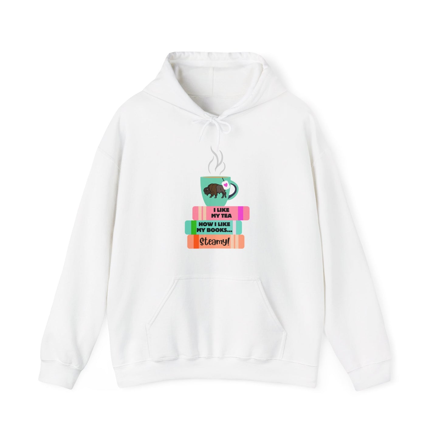 Hot Tea & Books Hooded Sweatshirt