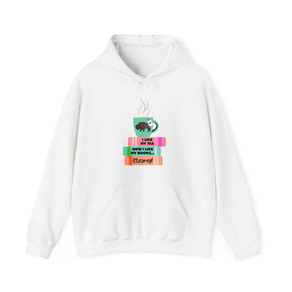 Hot Tea & Books Hooded Sweatshirt