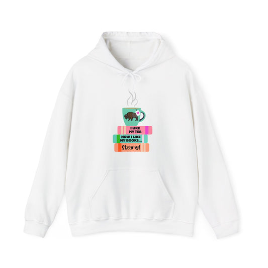 Hot Tea & Books Hooded Sweatshirt