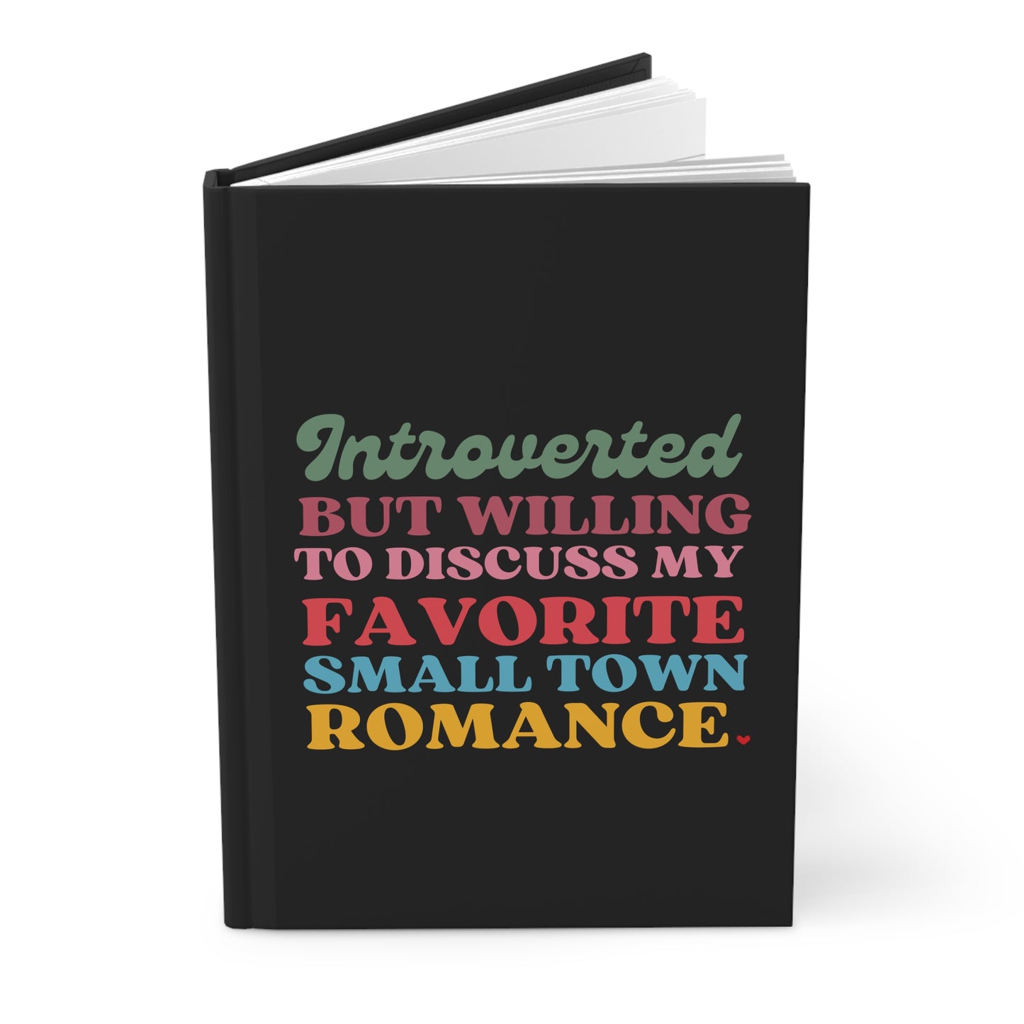 Book Loving Introvert Hardcover Journal