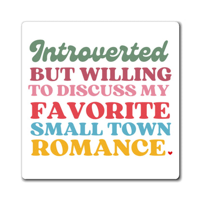 Book Loving Introvert Magnet