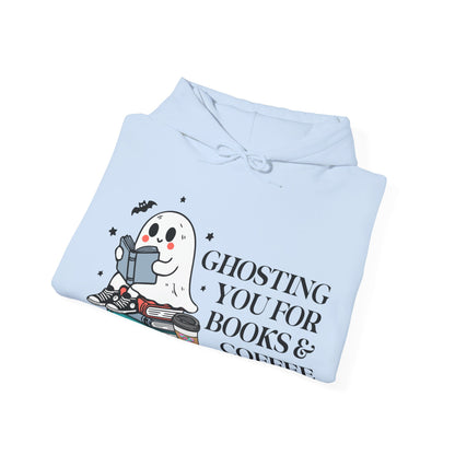 Ghosting You for Books & Coffee Unisex Heavy Blend™ Hooded Sweatshirt