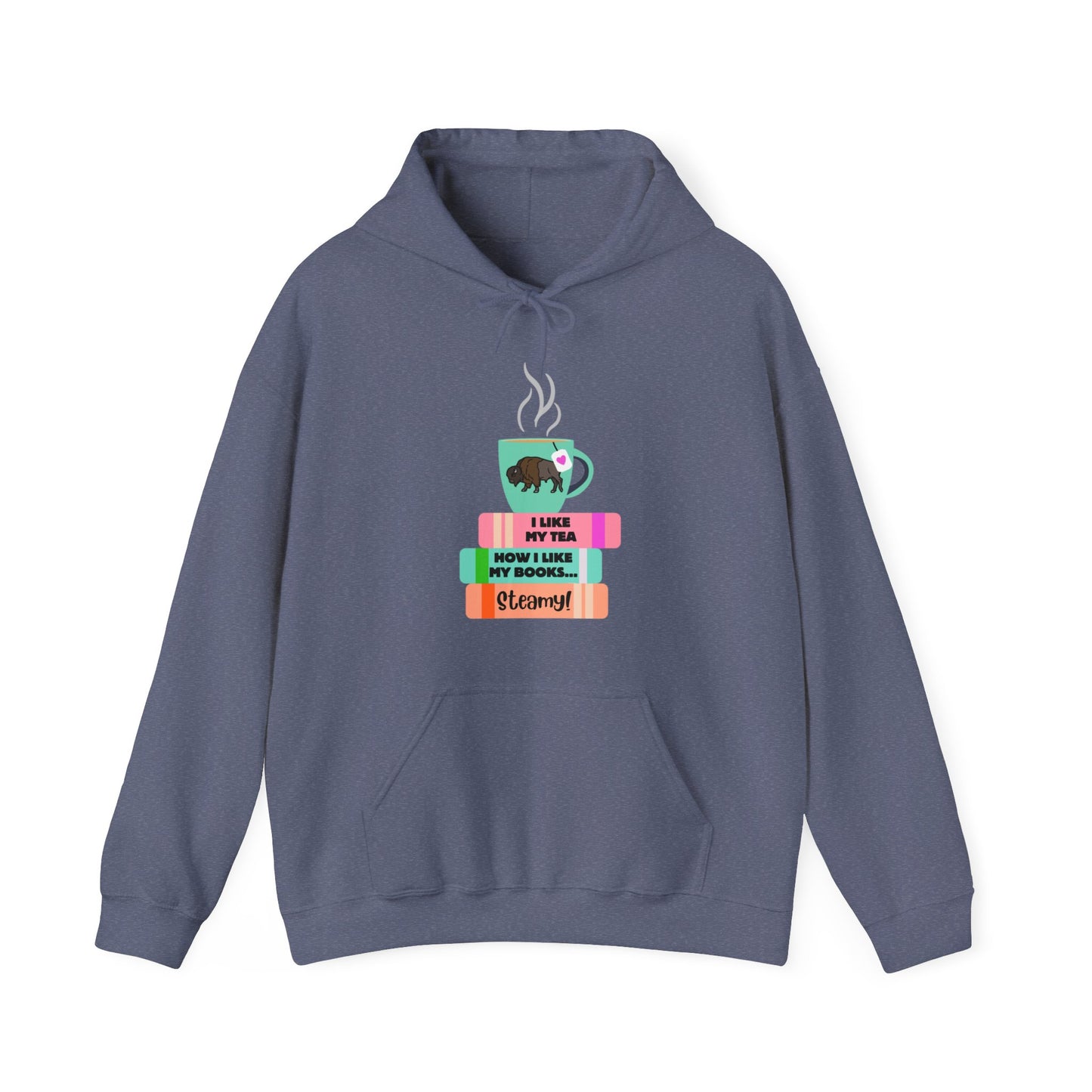 Hot Tea & Books Hooded Sweatshirt