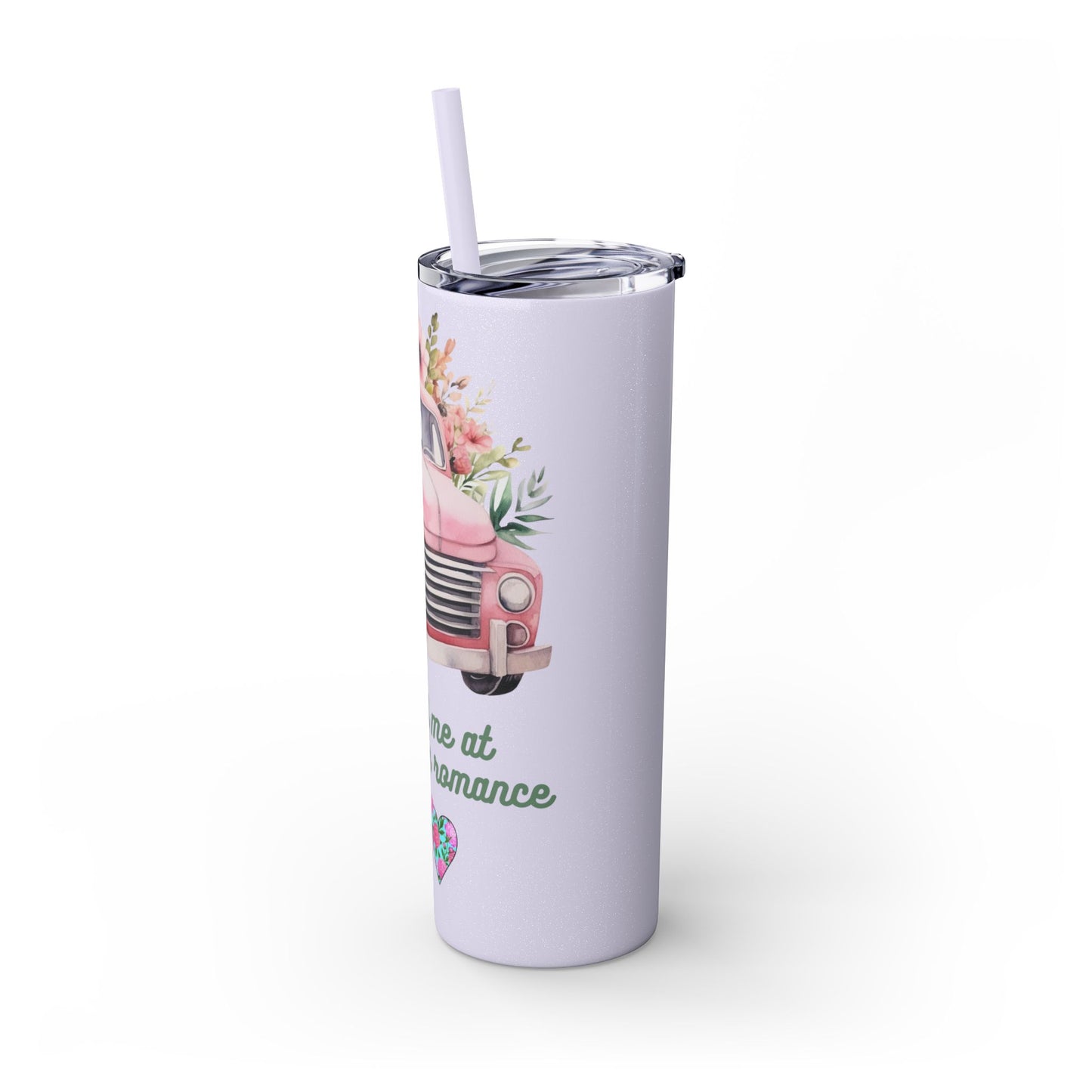 Small Town Romance Tumbler with Straw, 20oz