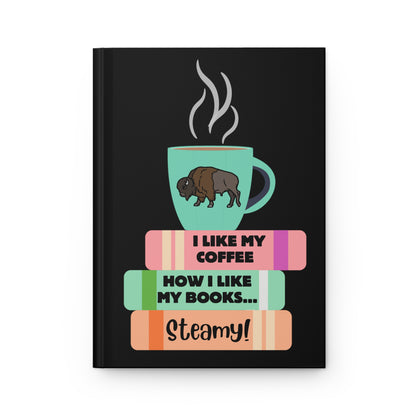 Steamy Coffee & Books Hardcover Journal