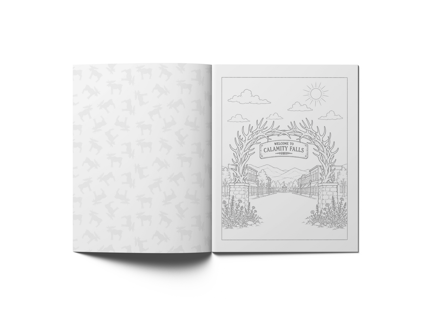 Calamity Falls Coloring Book