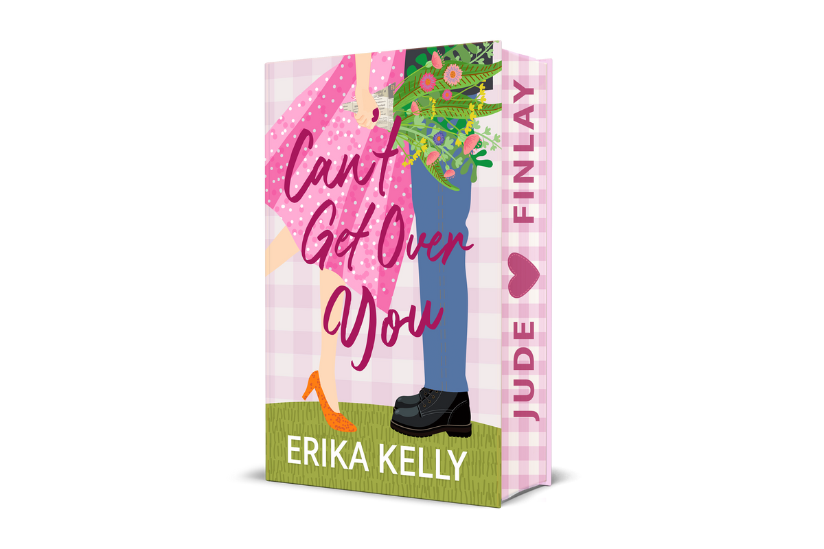 Book cover of 'Can't Get Over You' by Erika Kelly and Jude Finlay on a white background