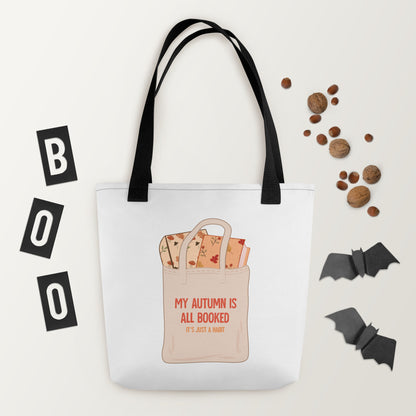 My Autumn is All Booked Tote bag