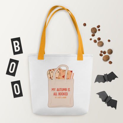 My Autumn is All Booked Tote bag