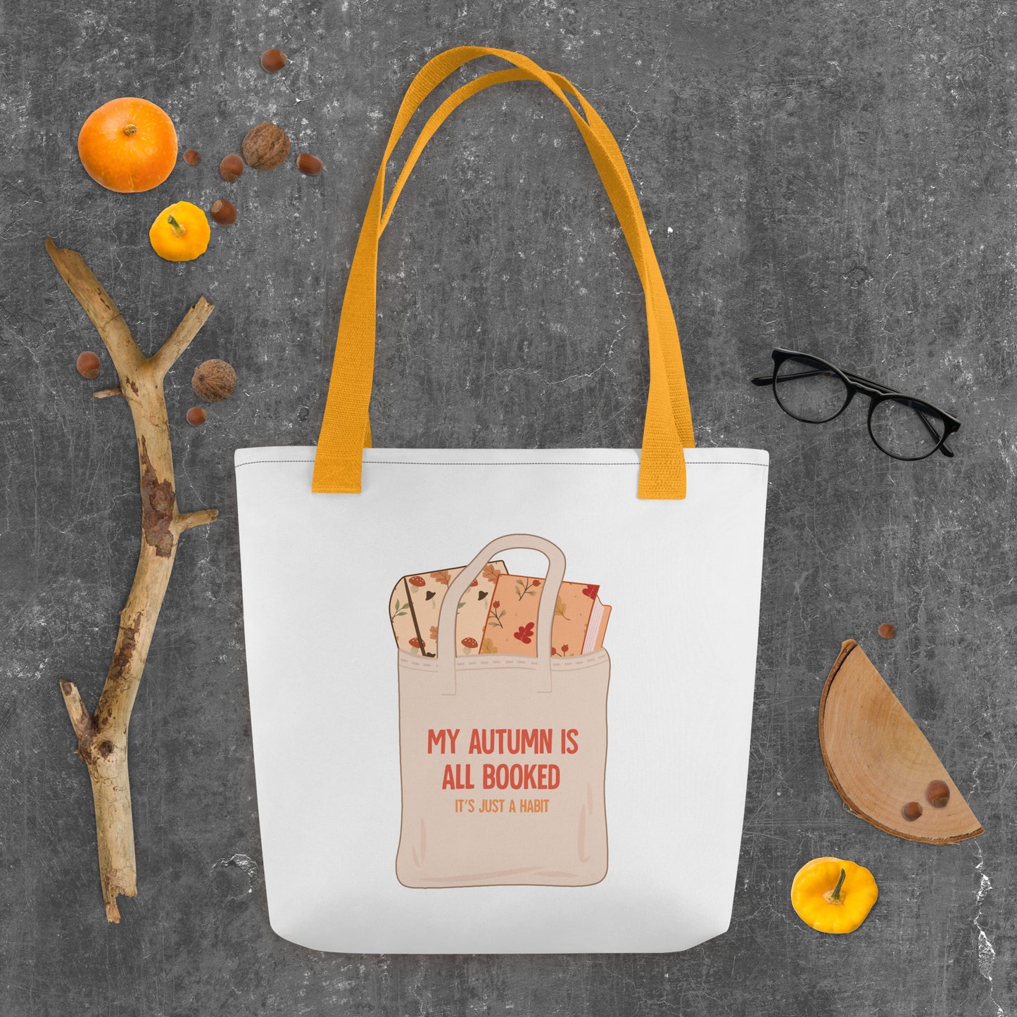 My Autumn is All Booked Tote bag