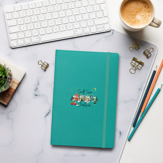 Small Town Christmas Hardcover bound notebook