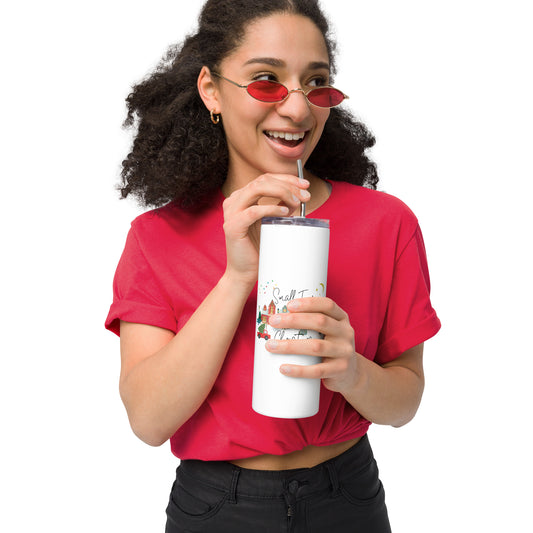 Small Town Christmas Stainless steel tumbler