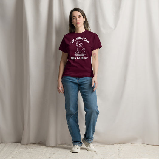 Pet Dog & Book Lover Unisex classic tee