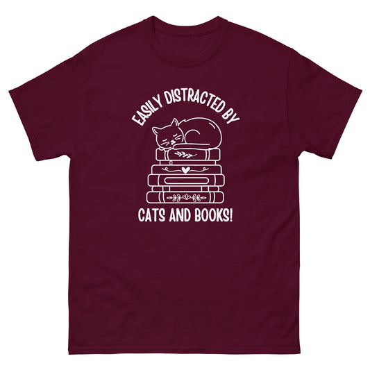 Pet Cat & Book Lover Unisex classic tee