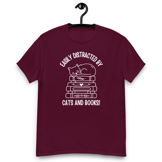 Pet Cat & Book Lover Unisex classic tee
