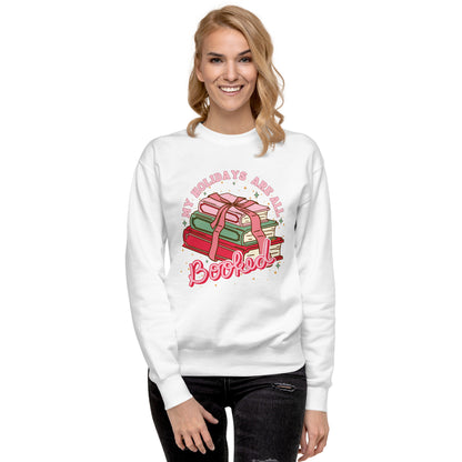 Booked Christmas Unisex Premium Sweatshirt